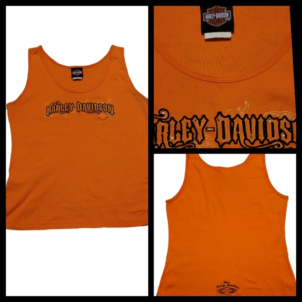 Ladies Harley Davidson Top Sz L